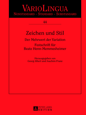 cover image of Zeichen und Stil